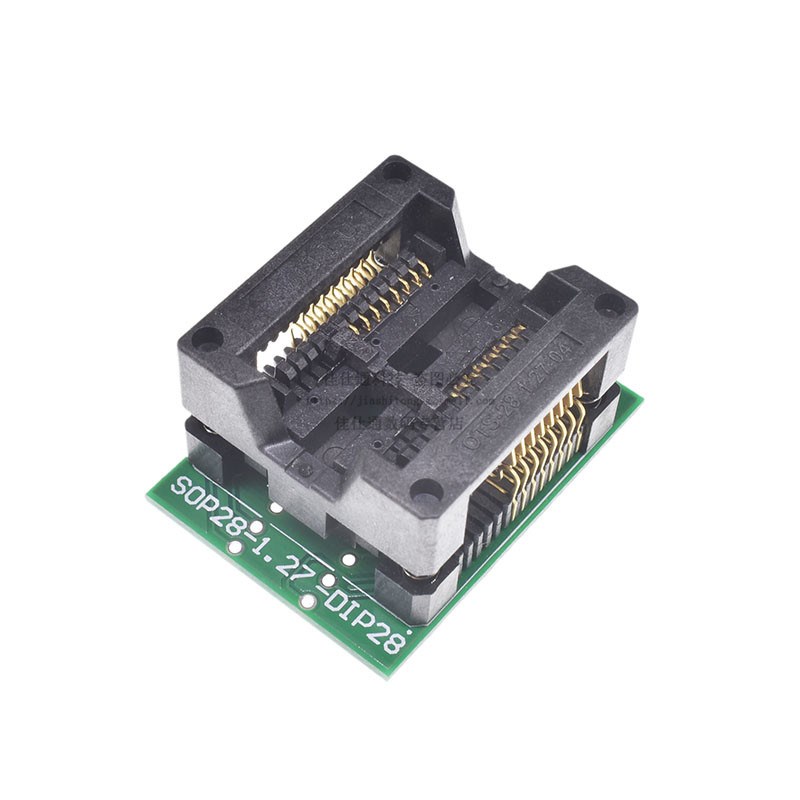 宽体 SOP16烧录座 SOP16转DIP16 IC测试座 烧录座 转换座 弹跳座