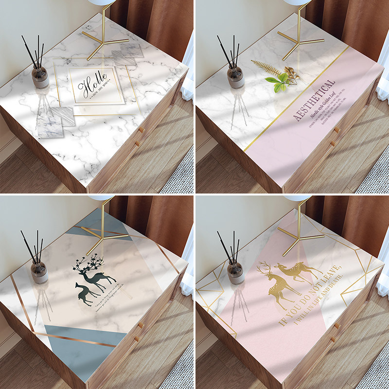 床头柜盖布pvc软玻璃防水桌垫卧室梳妆台防尘罩鞋柜茶几餐桌垫子,居家布艺,桌布,淘宝优惠券,粉丝福利购,淘宝优惠卷