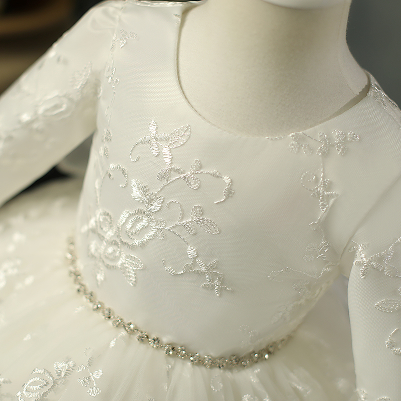 儿童礼服公主裙钢琴演奏演出服女童周岁女宝宝花童婚礼小女孩礼服