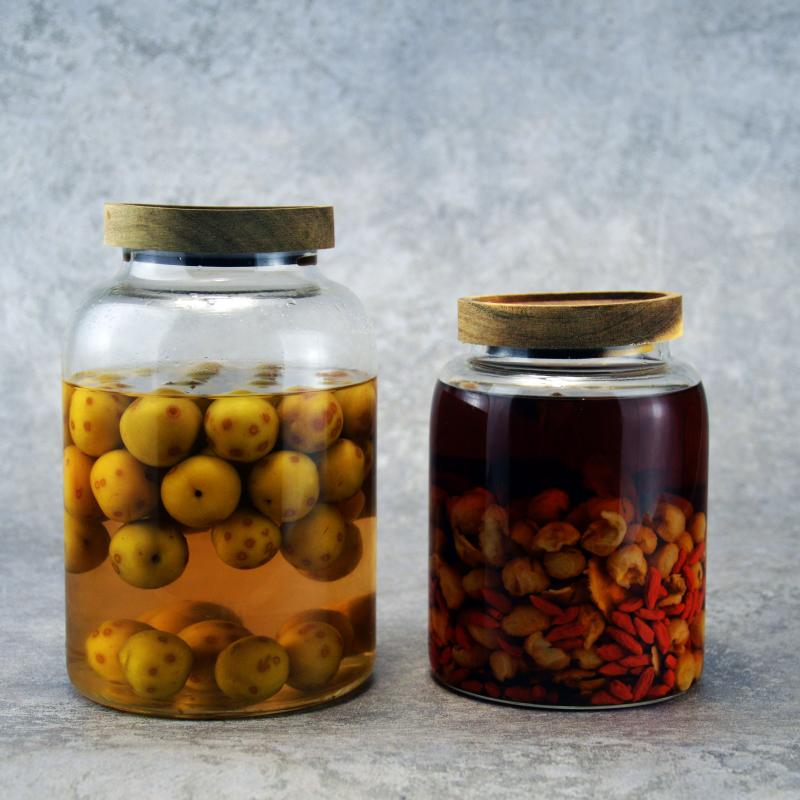 大容量罐密封空青柑包装罐防潮桶容器瓶专用玻璃陈皮储存茶叶罐子