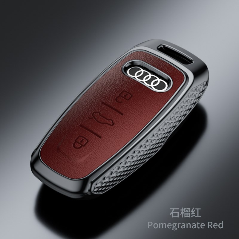2024款奥迪a6l钥匙套a6合金q8包a4l汽a3l车q5l专用a7壳q3扣q7男q2