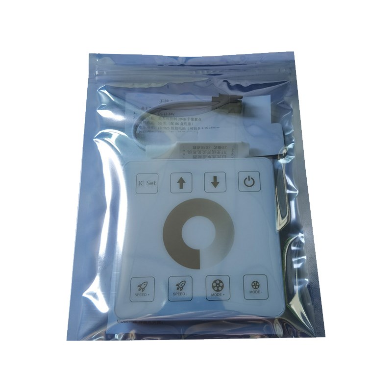 追光流水灯带控制器led线形灯回流跑马流星RF无线86面板开关24v