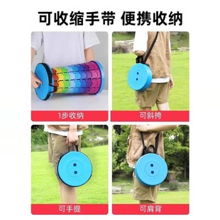 便携伸缩凳折叠凳可调节收缩小板凳超轻钓鱼凳子秋游出行户外椅子