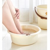 卫生间塑料水桶脸盆家用特大号加厚学生宿舍用套装 洗衣盆洗澡盆子