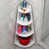 卫生间三角架置物架落地墙角厕所洗手间浴室防水墙角储物收纳架子