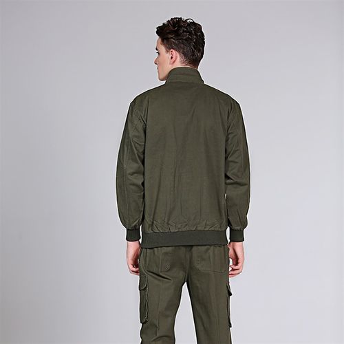 春秋季长袖电焊工作服套装男士纯棉汽修劳保服耐磨多口袋机械工装