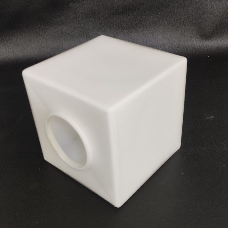 圆球形玻璃灯罩奶白磨砂圆形单口外壳罩台灯吸顶吊灯diy创意配件