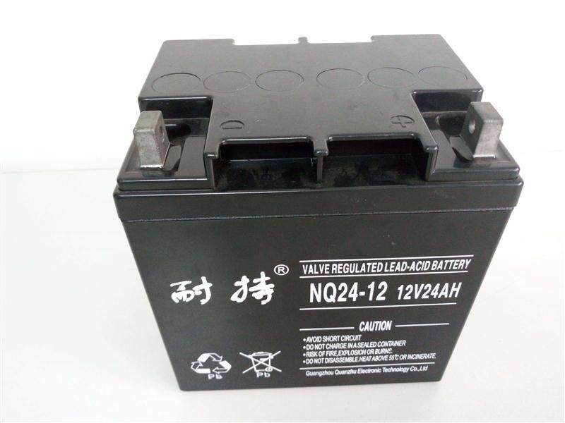 耐持蓄电池12V24AH耐持NQ24-12蓄电池UPS电源EPS电源蓄电池