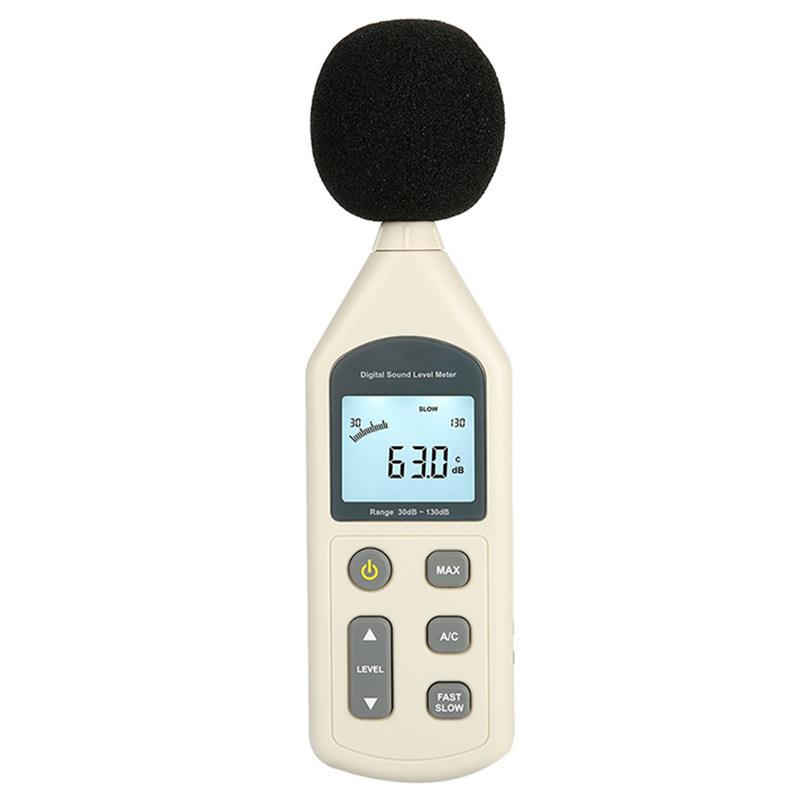 标智GM1357数字式噪音计A和C加权过载显示麦克风SOUNDLEVEL