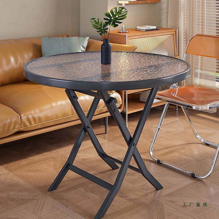 桌子折叠出租房家用餐桌简易饭桌圆桌方桌网红水纹玻璃阳台小茶桌,鲜花速递/花卉仿真/绿植园艺,割草机/草坪机,淘宝优惠券,粉丝福利购,淘宝优惠卷