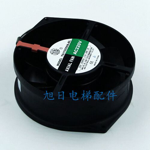 全新九龙TG17055HA2BL全金属耐高温220V变频器散热风扇 172mm