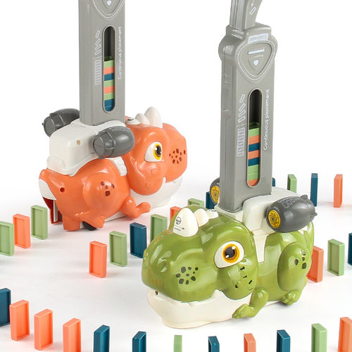 热销多米诺骨牌火车趣味自动投牌