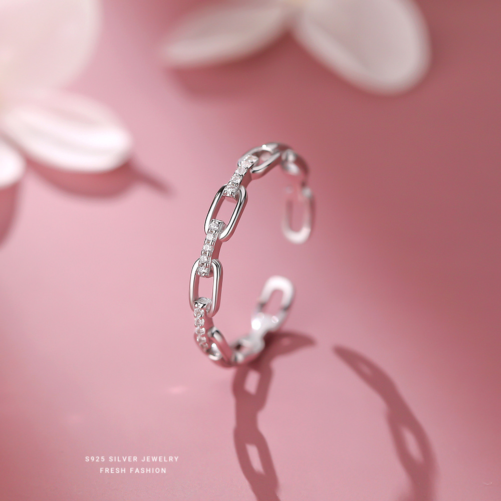 日本品质S925纯银个性猪鼻子戒指女2015款时尚气质百搭小众设计高