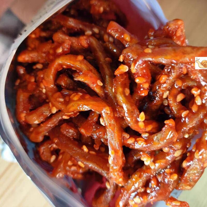 北海特产鳗鱼零食海鲜蜜汁香辣即食辣小鱼干丝甜辣网红解馋小吃
