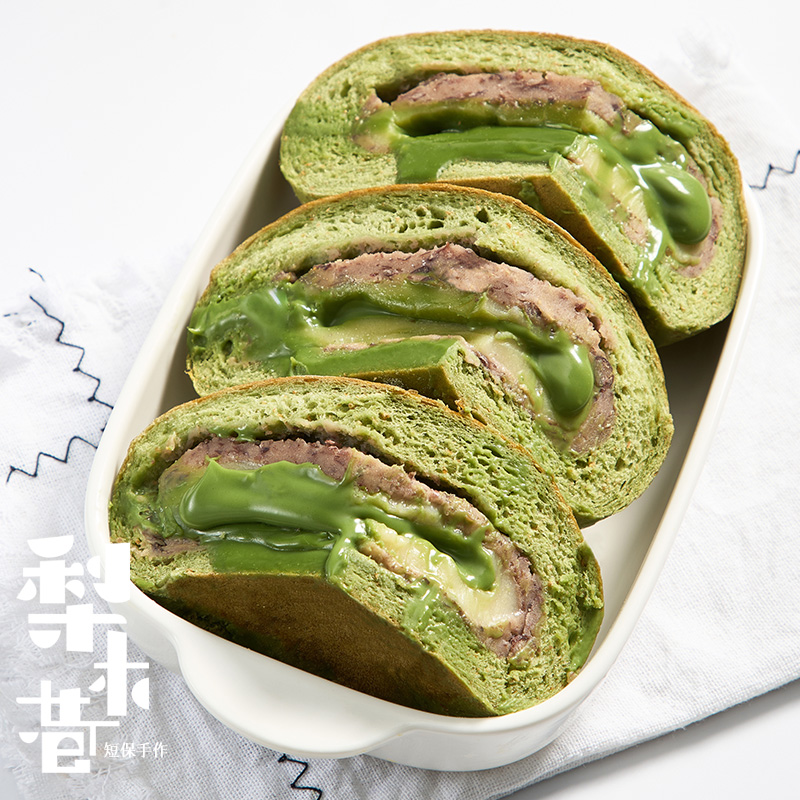 梨木巷抹茶流心芋泥红豆全麦手工面包软欧包低G饱腹代餐早餐零食