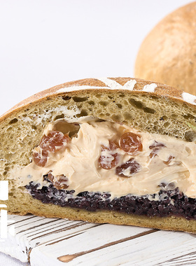 梨木巷茉莉紫米珍珠奶酪面包手作短保欧包早餐轻食代餐下午茶零食