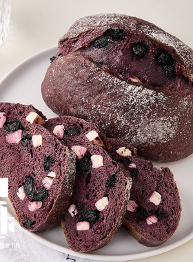 新品~梨木巷蓝莓桑葚奶酪欧包手作面包饱腹营养早餐代餐点心零食