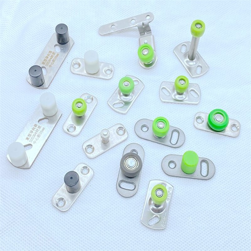 速发精品止摆器导向轮 折叠移门器 木门下导轮 推拉门限位器
