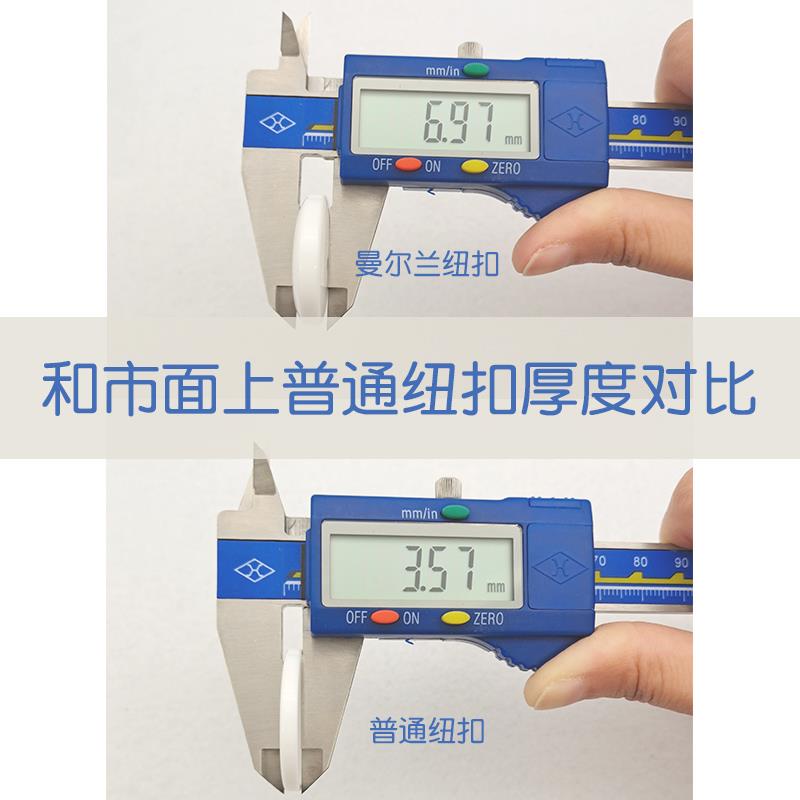 速发两眼扣圆形扣子大红绿色姜黄色百搭呢大衣扣外套扣树脂纽扣