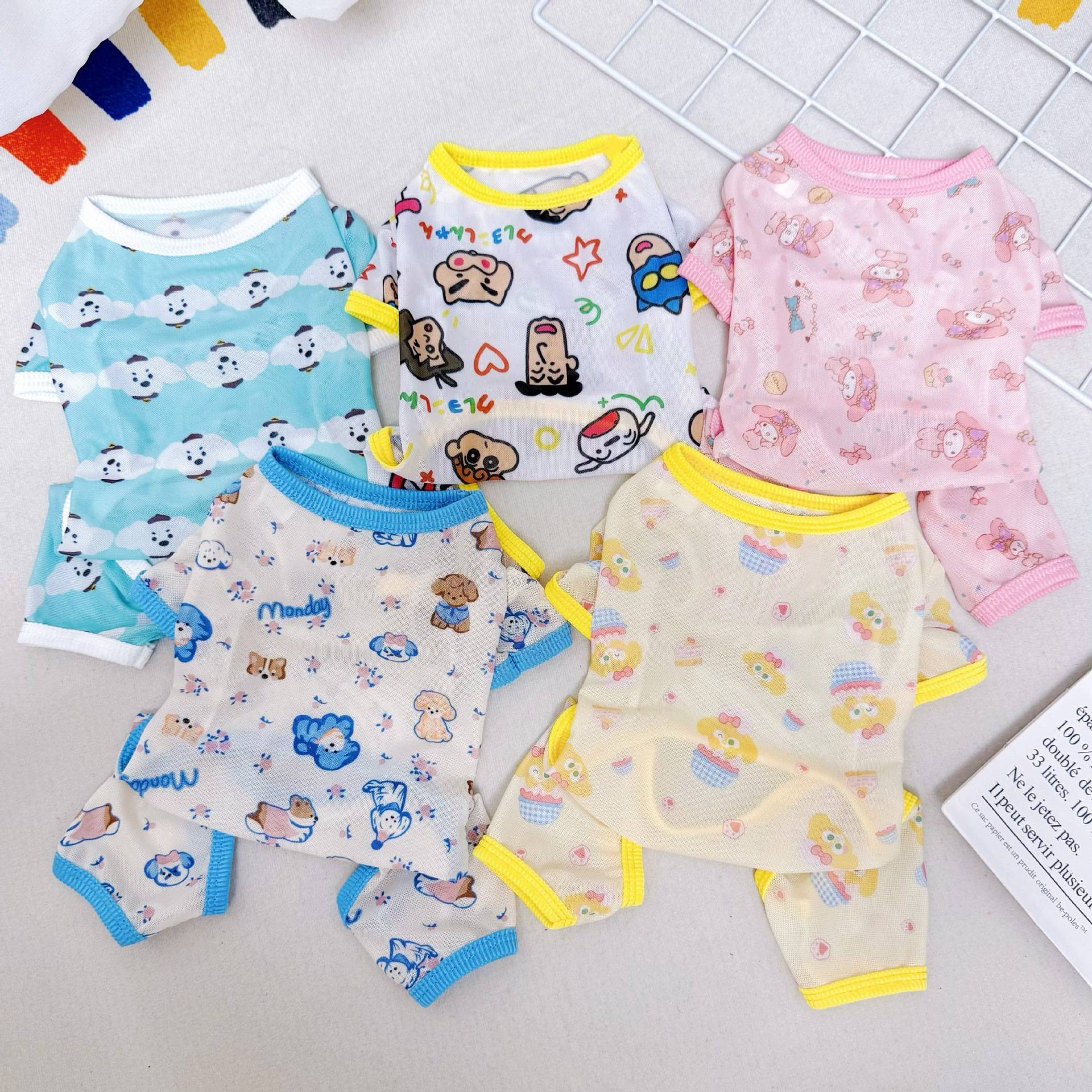 宠物四脚衣服狗狗用品空调服防脏
