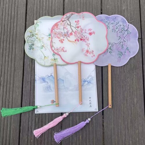 汉服扇子女童舞蹈扇古风仙气古代