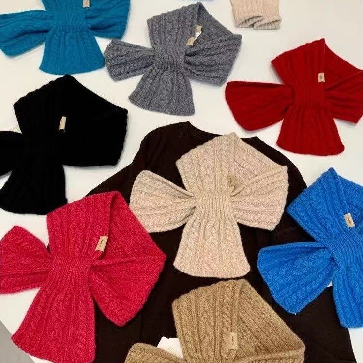 100%羊毛小围巾女冬季麻花复古百搭装饰交叉针织保暖护颈短款围脖,服饰配件/皮带/帽子/围巾,围巾/丝巾/披肩,淘宝优惠券,粉丝福利购,淘宝优惠卷