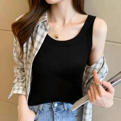 2026春秋新款莫代尔螺纹小吊带
