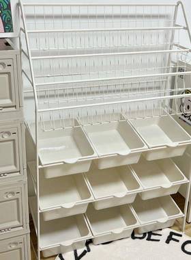 宝儿童书架家用玩阅读区绘本架层具收纳架AL78544置物架落多地宝