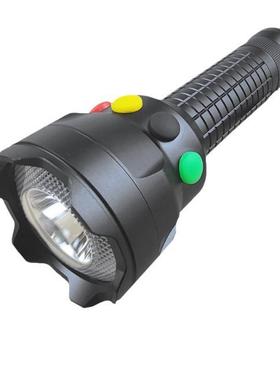 多功能珍号手电筒袖三色信手电筒红白绿四色铁路信80580号灯黄强