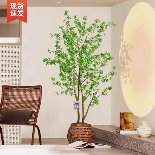 马绿醉钟木仿生植客摆件落地mKTz7rPr盆栽室内吊厅假花树