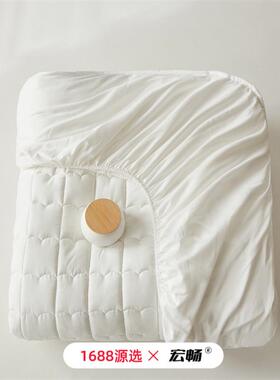A类纯床笠全套单件夹棉防滑防尘WD-06130酒店款棉席保梦思床垫加