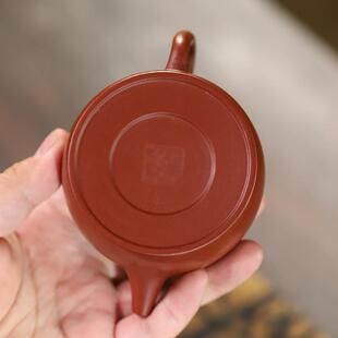 原矿朱纯手工汉壶铎1茶80ML光素实用宜兴紫砂壶中式功夫泡SY0081