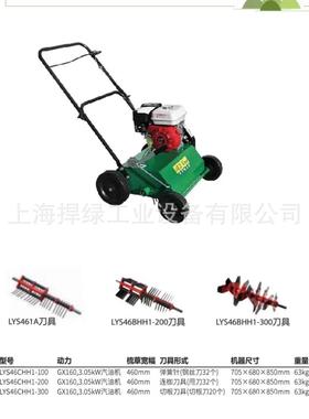 绿友美Y13853草坪梳草机LS416CHH园林草坪除草神机草地养护草坪机