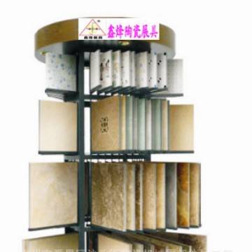 插槽式翻页展架 木地板石材展示柜 瓷砖展示架 600砖翻页架