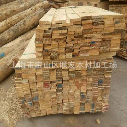 源头厂家 桥梁建筑用木方 托盘料 包装料 枕木 工程木方