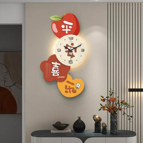 网红钟挂钟客厅家用时尚20时25新CQJ款简大气表创意餐约厅装饰钟
