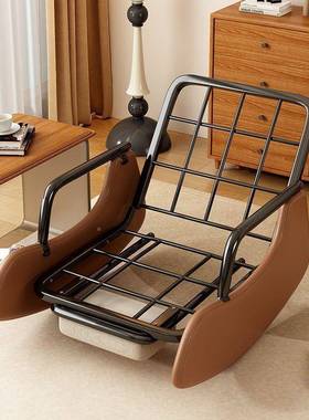 午休摇椅躺椅懒人沙发室内阳台单发沙家摇用椅人子可坐可躺AL1022