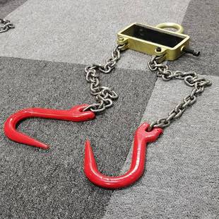 叉车吊钩起重吊链钢链铁锰四链挂BMG勾卸车链吊抓钩尖嘴钢管勾环