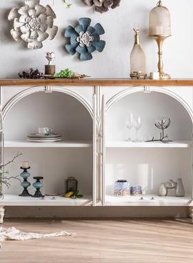 简约网式红展厅柜个性民宿店客收A2356A2纳书柜法奶油风白酒色玻