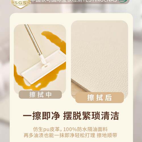 客行厅地毯防水爬vc可擦免洗家用儿童宝F97JMTS9宝卧室垫子爬垫p