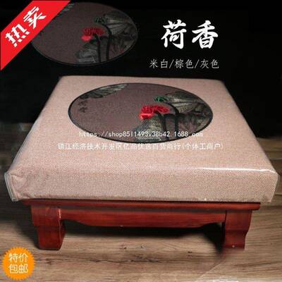 大佛寺拜佛凳狮垫脚磕头拜垫凳打垫跪拜坐mpQ6nBHn实木禅修家用拜