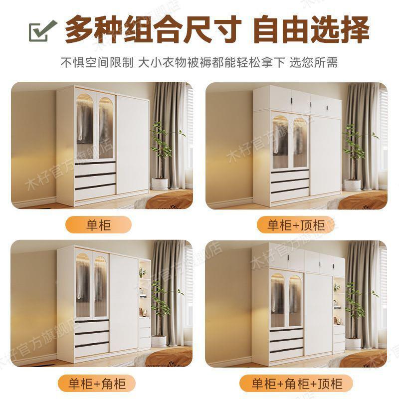 pp实木小衣柜家用卧推室拉门柜子简易储物柜收t8Q7iJd8纳柜d户型图片