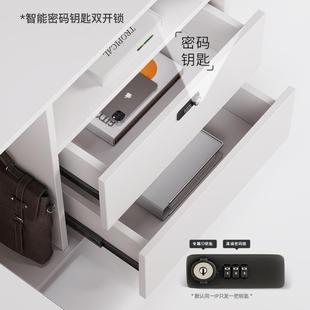 经板简办老公BQX桌椅组合电脑桌约现代白色大班台医美咨询主管理