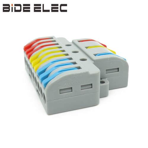 LT-93三进九个出对接分3线式电线快速连器接线端子2接MHH0/盒配电