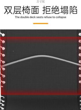 躺椅人折靠叠午休背用午睡椅子家成人懒阳台结实两用椅休闲午PJO