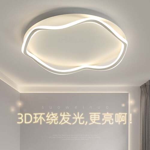 卧室灯主卧温馨led吸顶灯简约现代家用房间创意极简新款个性灯具