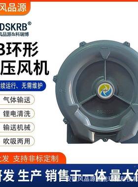 RB-750AIMQ0.7kw高环压5漩涡风机形高压风机吸料设鼓备风机750w现