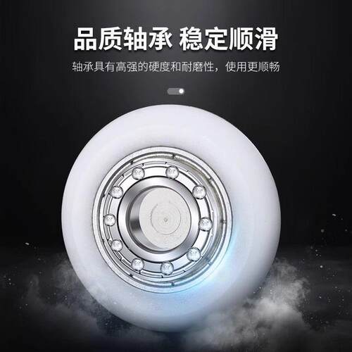 幽灵吊门隐道形轨五金拉配件卫生间推移木幽灵门配门静音滑轮缓冲