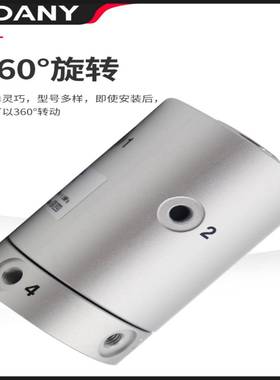 气动高速R旋SNI转接头4MQ2//8/12/16-M5/0矩旋1转接头多路气路分