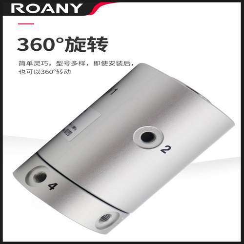 气动高速R旋SNI转接头4MQ2//8/12/16-M5/0矩旋1转接头多路气路分